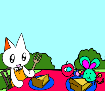 ミーファとシド食事