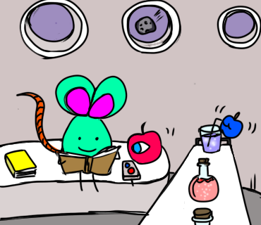 ロケットの中１